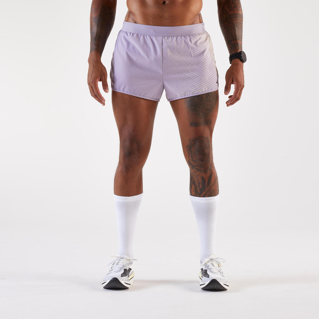 Short de running homme - Kiprun run 500 confort split