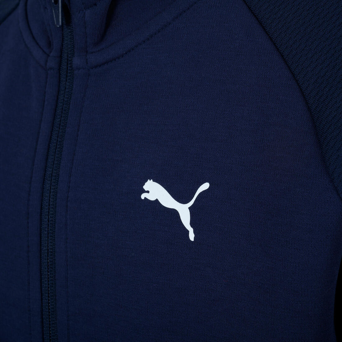 Veste zippée à capuche enfant Active, bleu marine