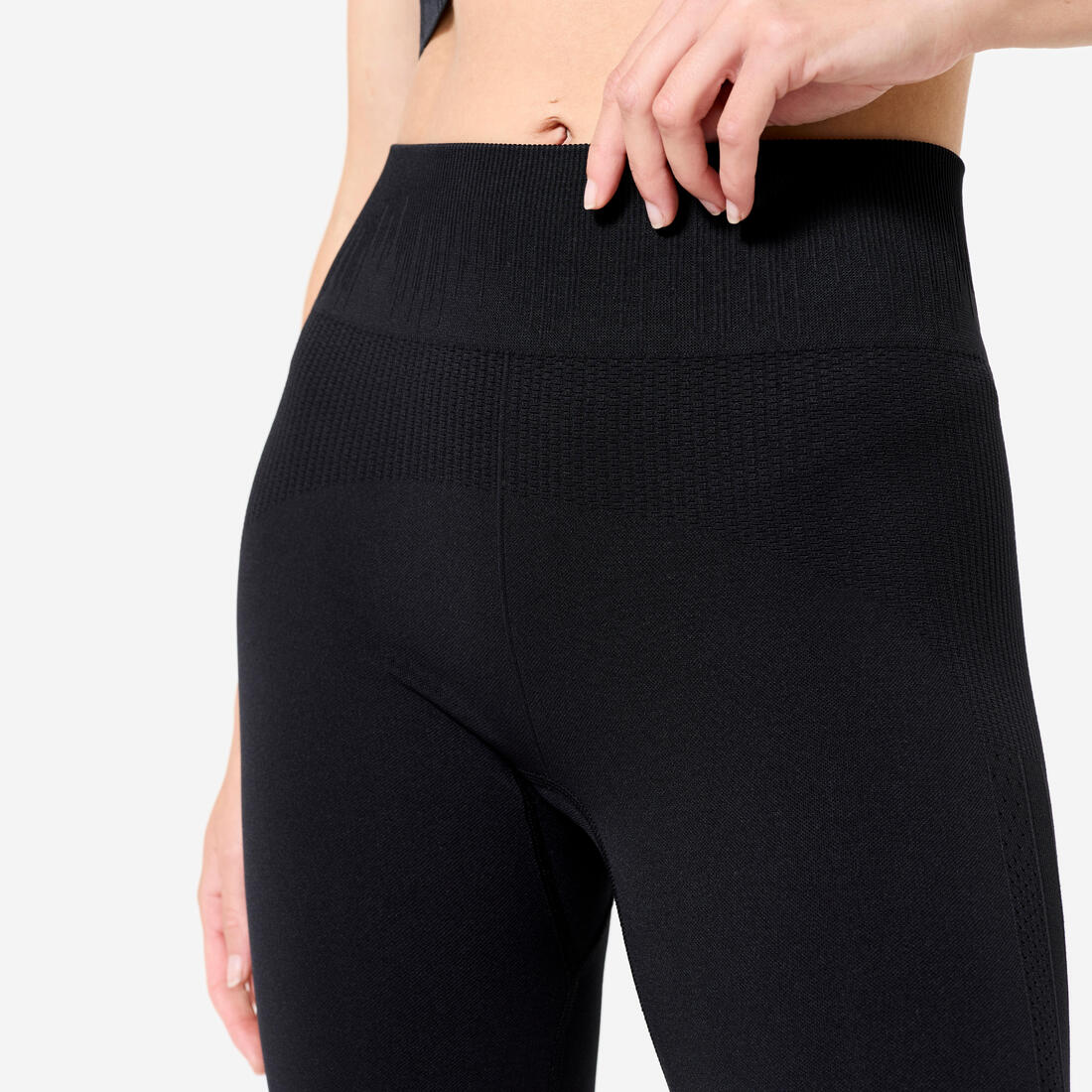 Legging yoga taille haute 7/8e femme
