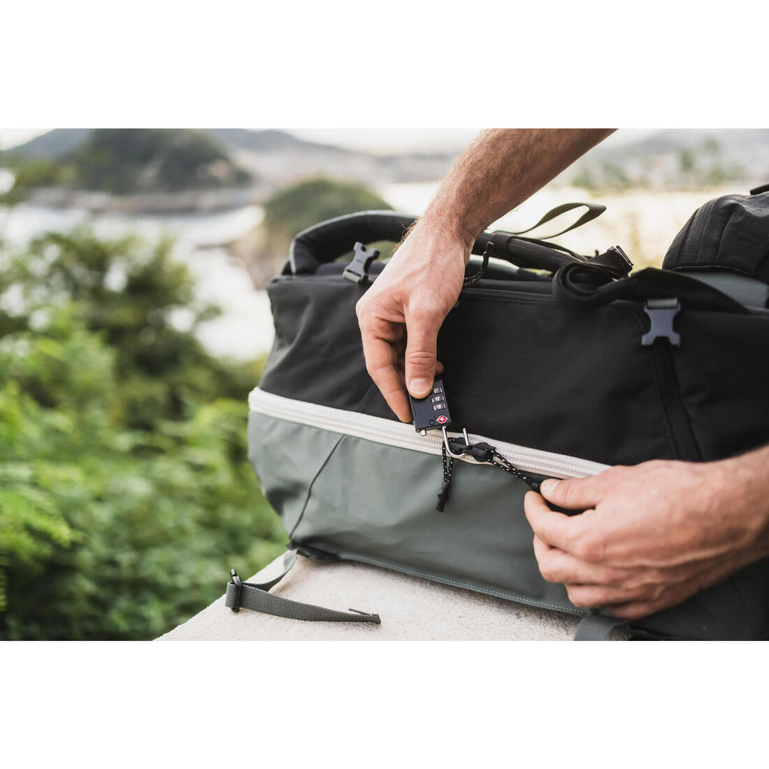Sac à dos de voyage 40L, Travel 500 Organizer