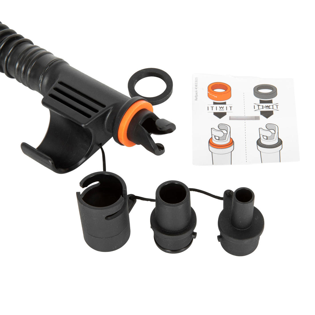 Pompe facile stand up paddle et kayak double action haute pression 0-20psi