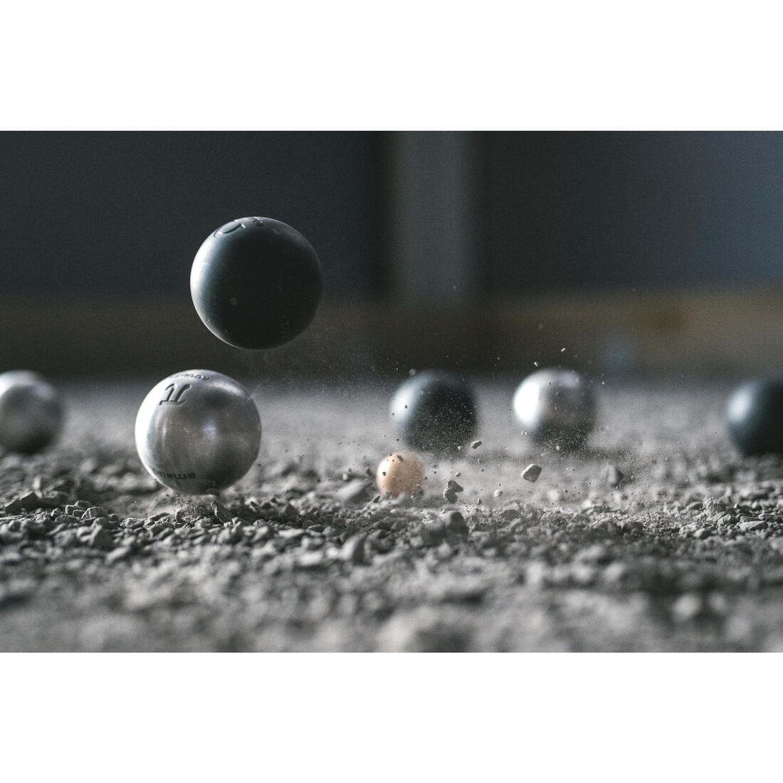 3 BOULES DE PÉTANQUE COMPÉTITION TENDRES UPSILON+ NOIRES