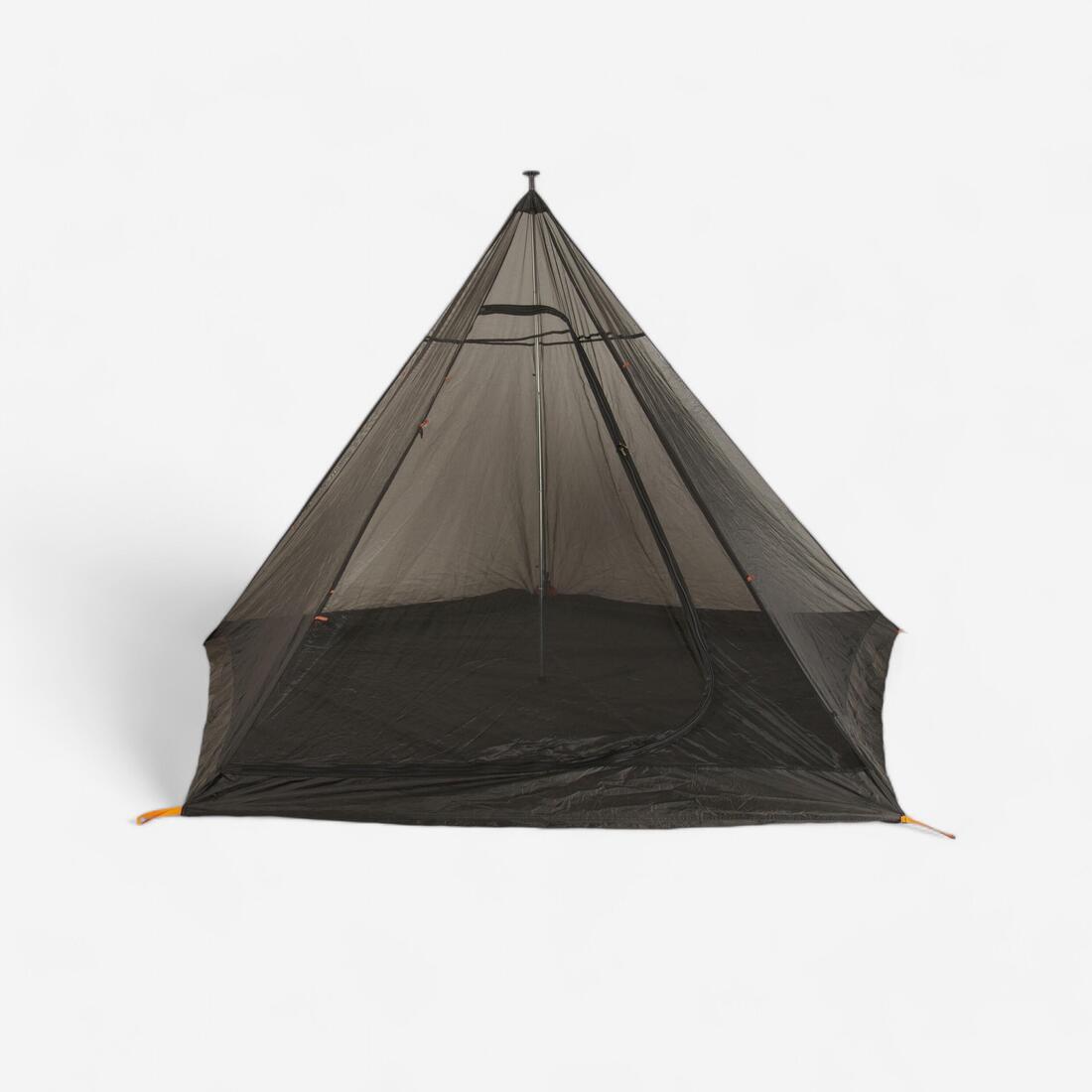 Filet Moustiquaire Tipi Bushcraft Bivouac noir
