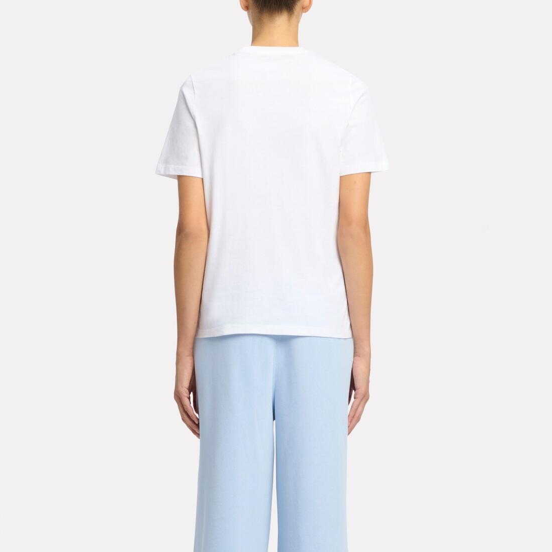 T-shirt de fitness femme, blanc