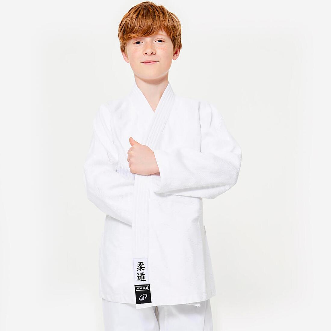 Kimono de judo et aikido 350 gr/m² enfant, blanc