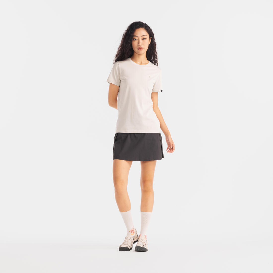 Jupe short de randonnée - nh500 - femme