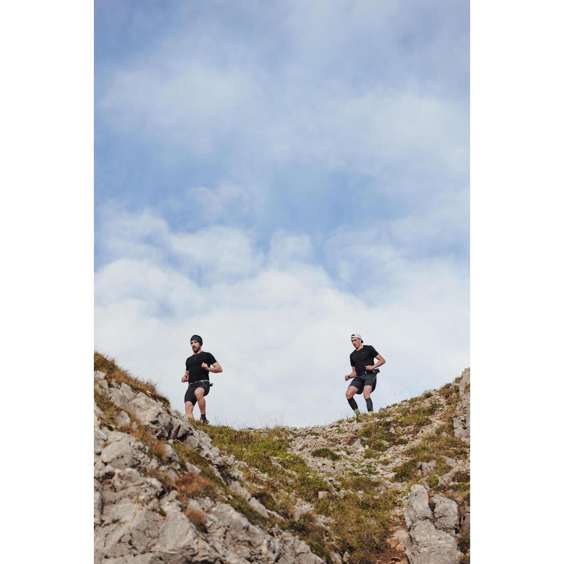 Ceinture hydratation trail running - porte bâtons