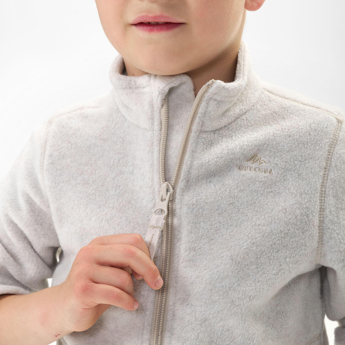 Veste polaire de randonnée enfant 2-6 ans, MH100 zip
