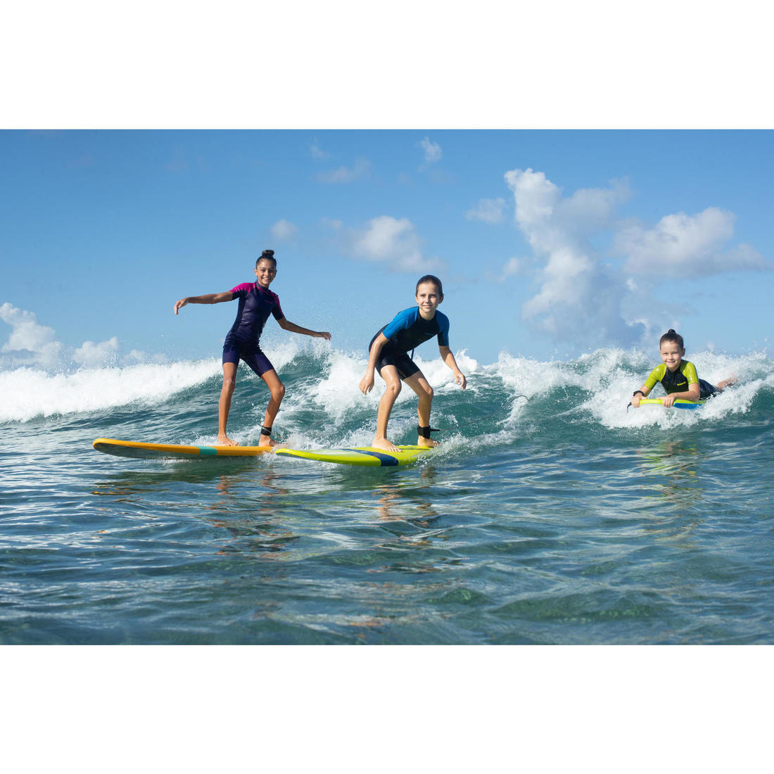 Combinaison Surf Shorty 100 Néoprène 1,5mm enfant