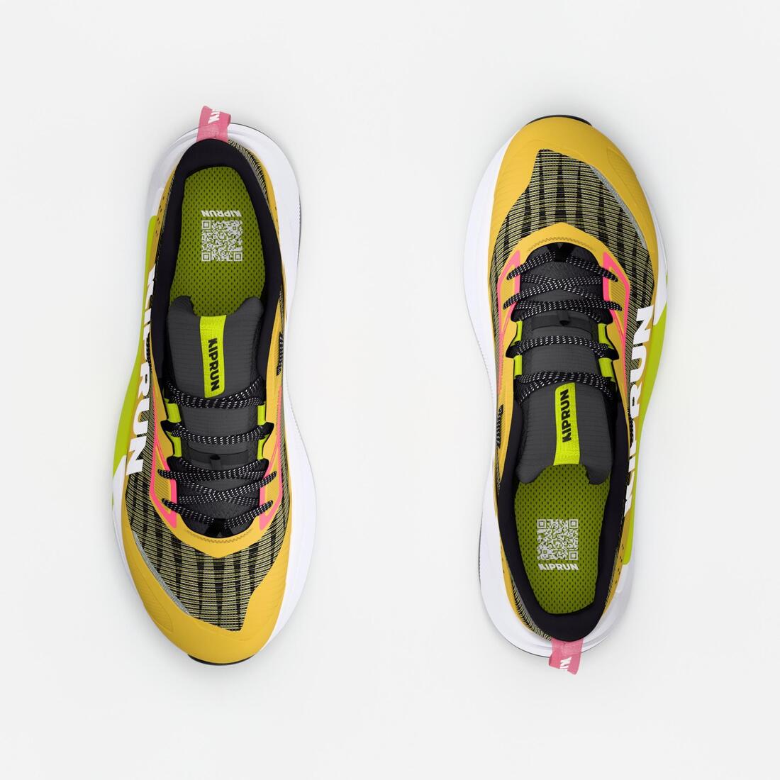 Chaussures de running trail homme, Kiprun kipsummit max, orange et