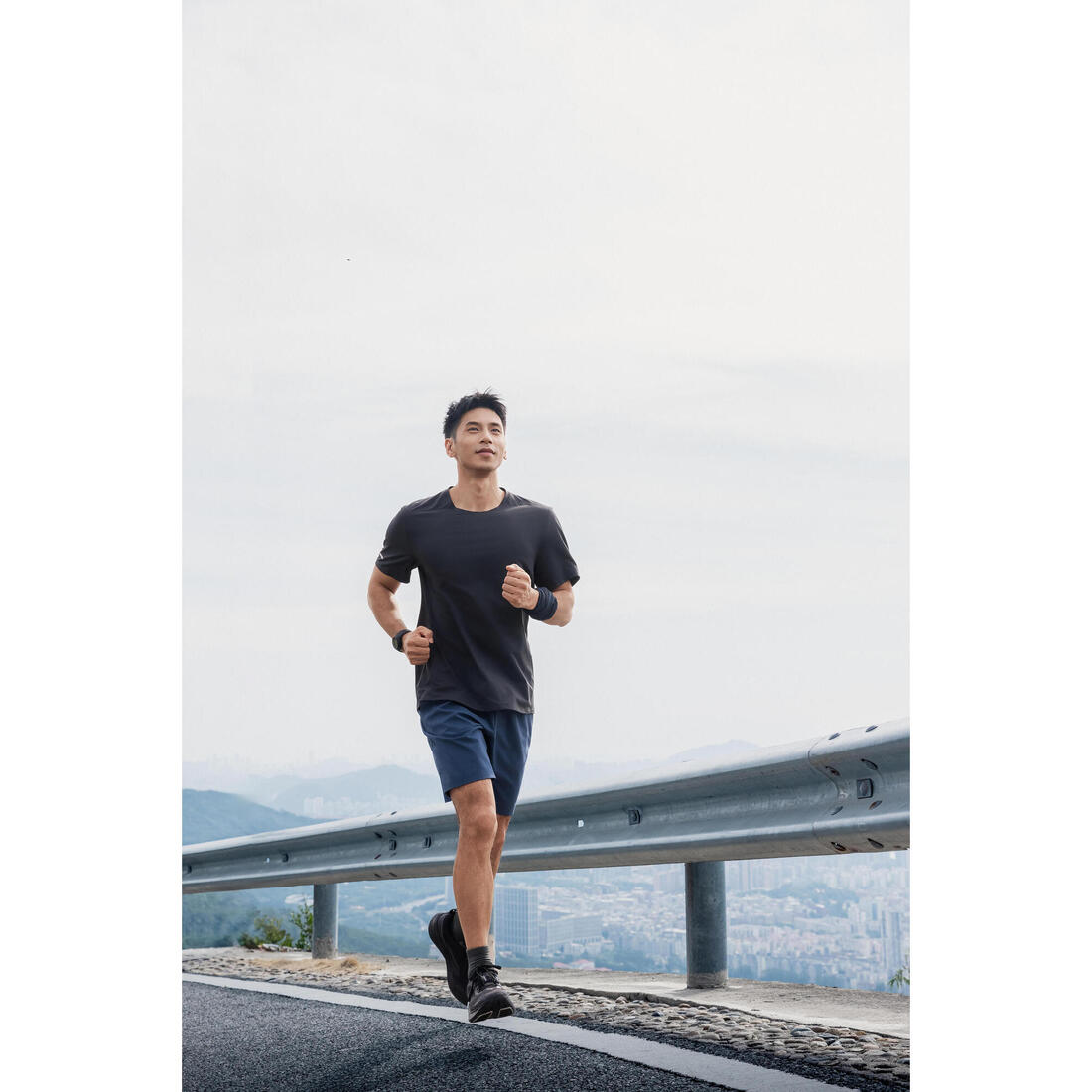 CHAUSSETTES DE RUNNING KIPRUN Run900 STRAP noires