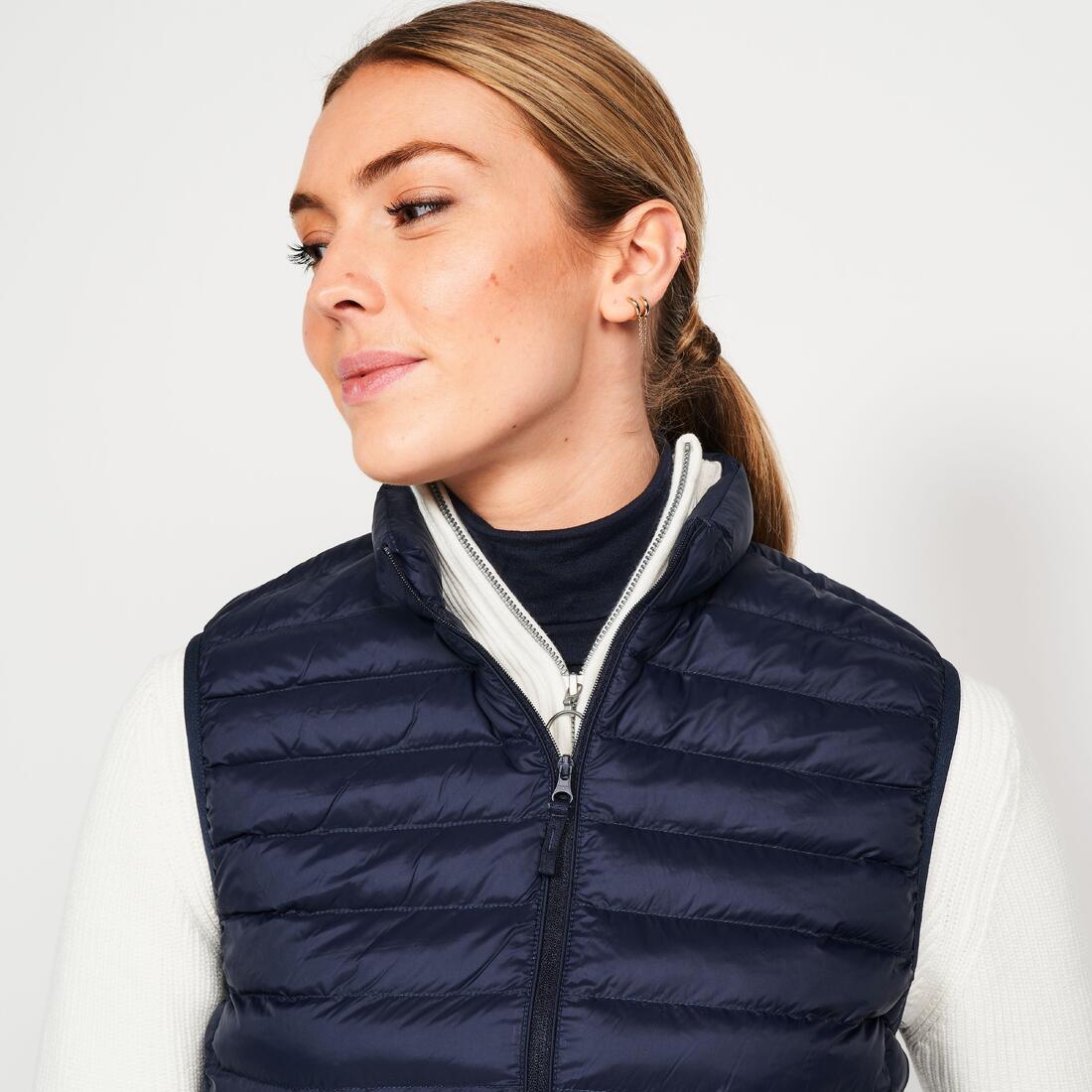 Doudoune golf sans manches Femme - MW500 navy
