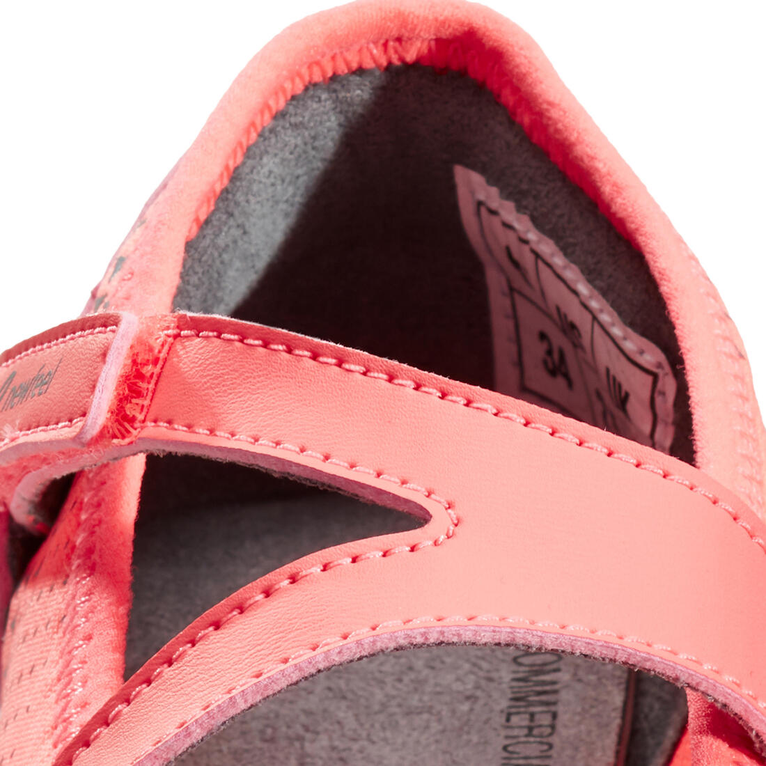 Ballerines à scratch enfant - PW 160 BR'EASY JR corail du 28 au 39