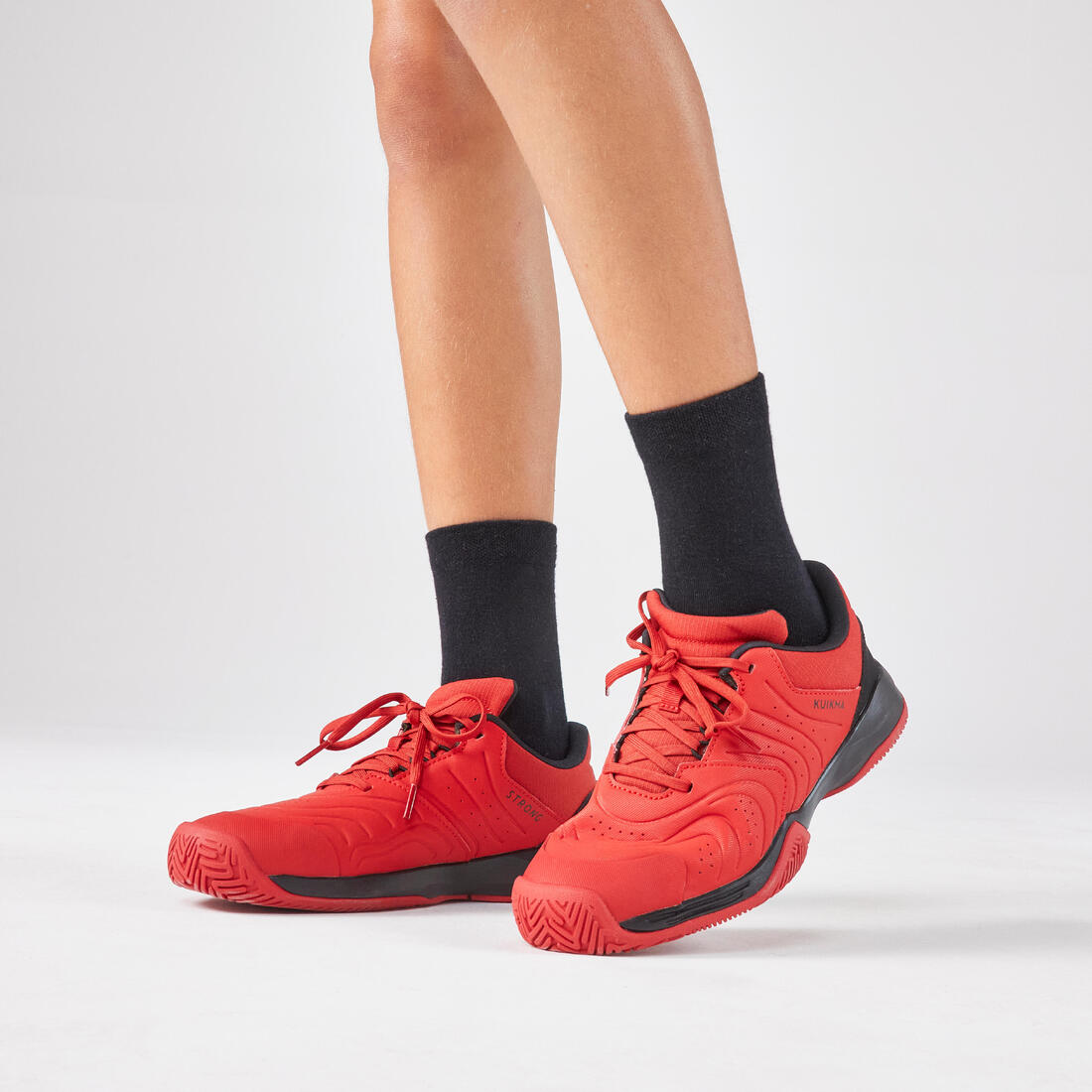 Chaussure de Tennis Junior à lacet - TS STRONG Jr Blanc Argile