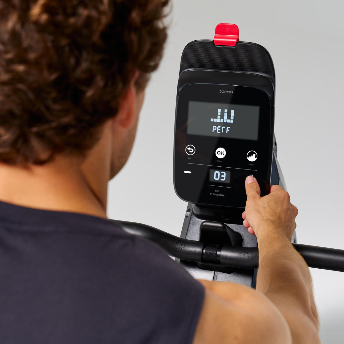 Rameur d'entraînement connecté, 500B, garanti par Decathlon