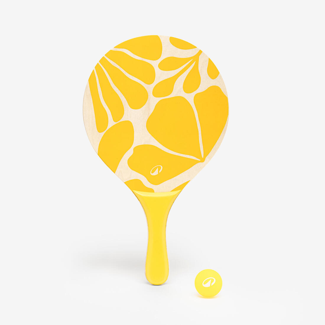 Set raquettes Beach Tennis WOODY RACKET WHITE