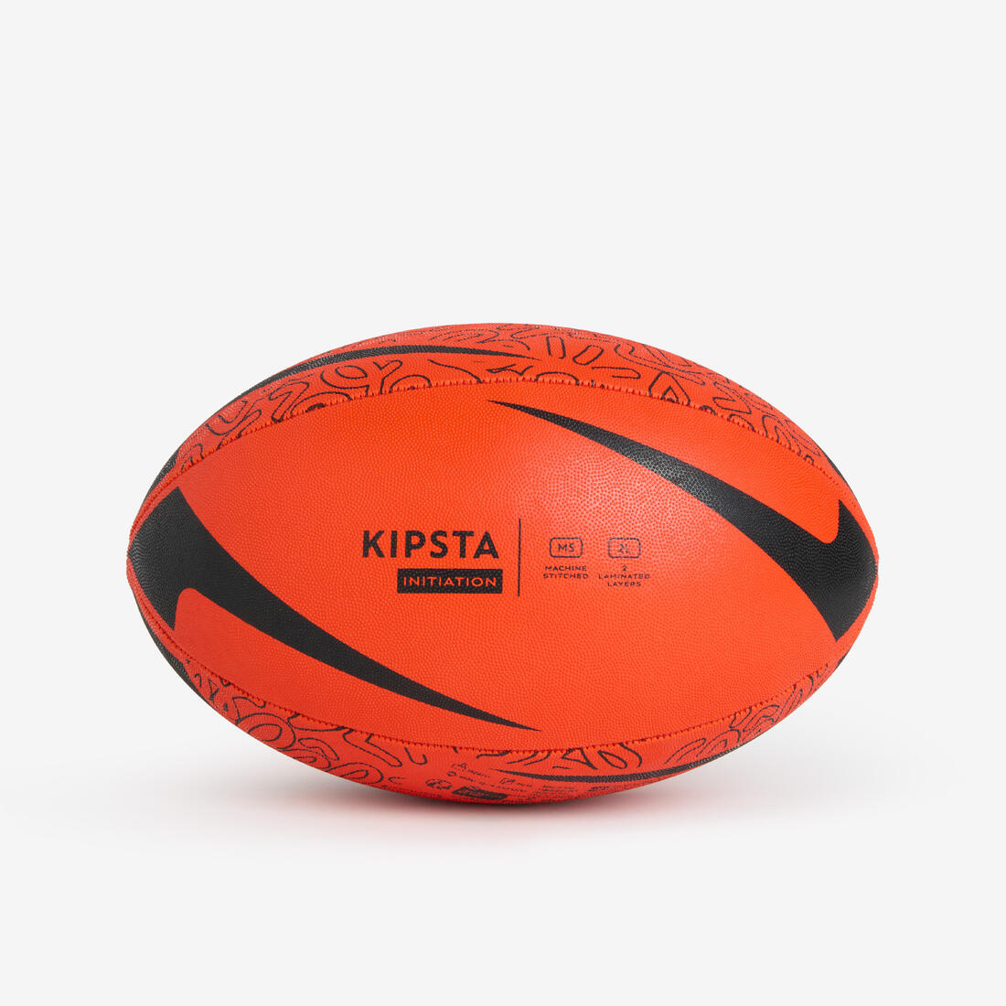 Ballon de rugby taille 4 - Ballon de rugby initiation Light orange S4