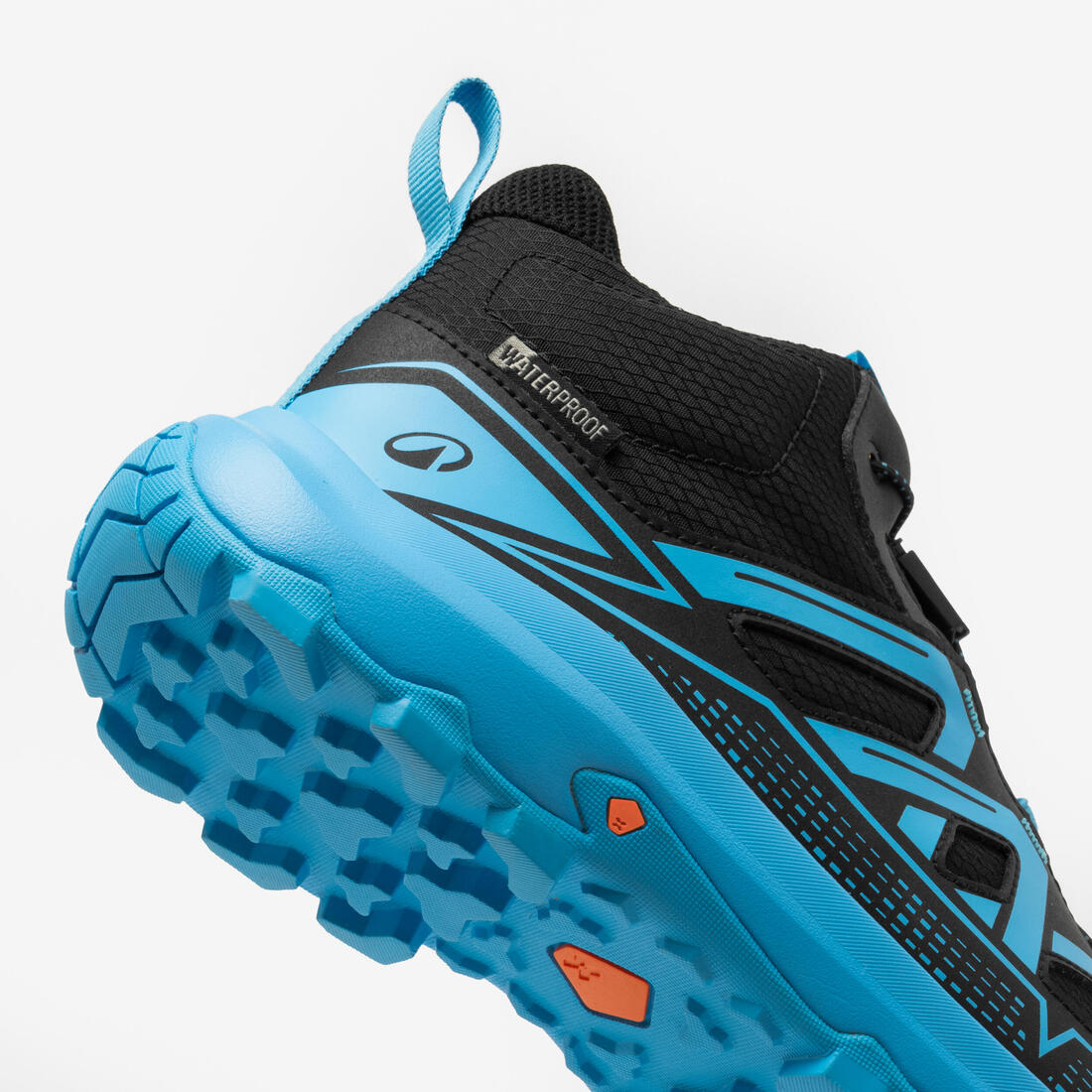 Chaussures de randonnée imperméables enfant du 35 au 38, Crossrock lacets
