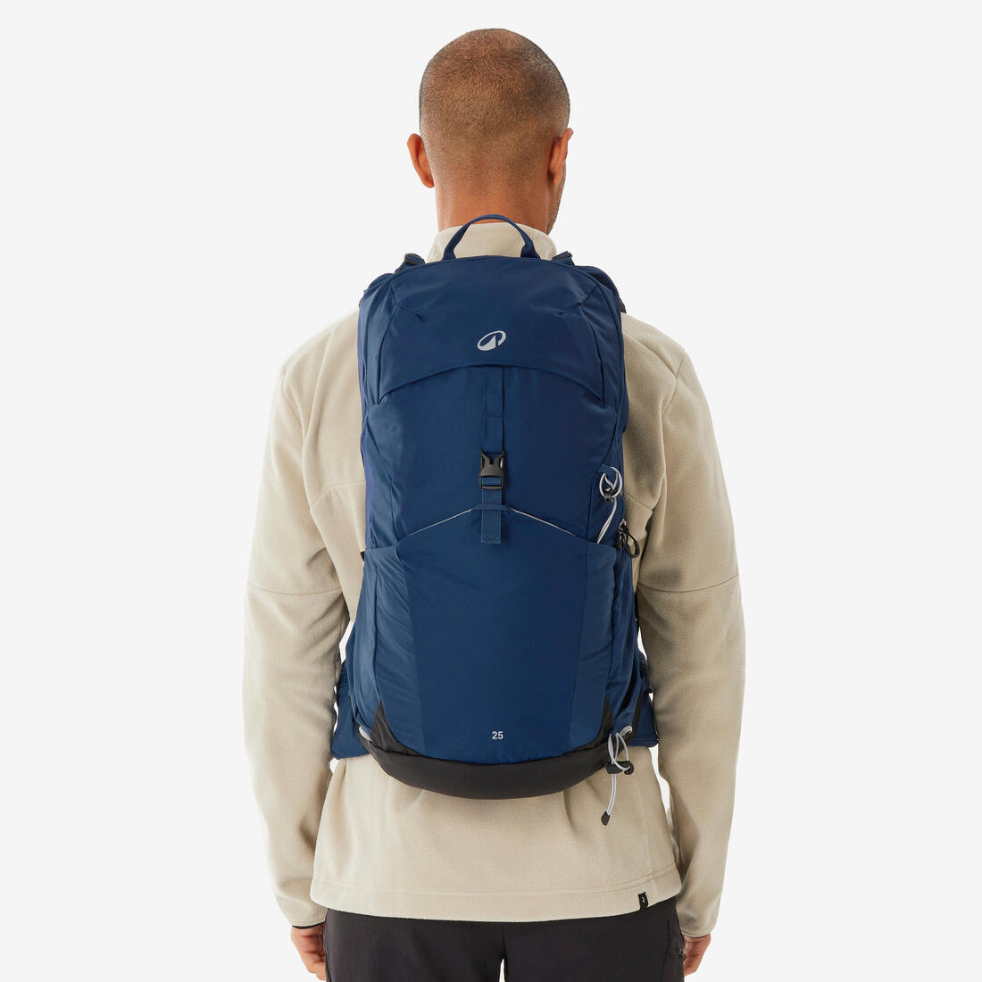 Sac à dos de randonnée ventilé 25L, MH500 khaki