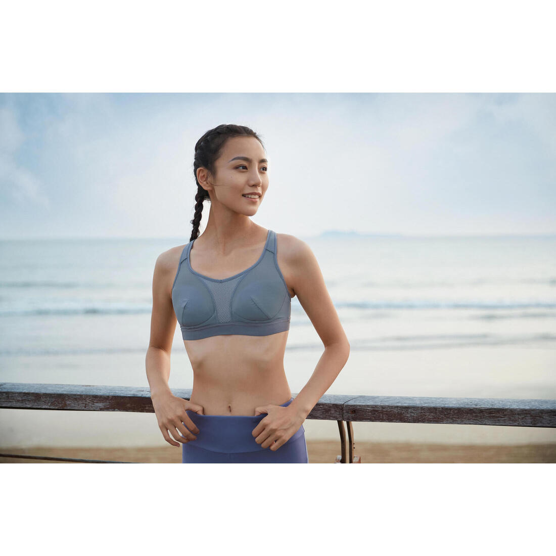 Brassière bretelles croisables maintien fort femme