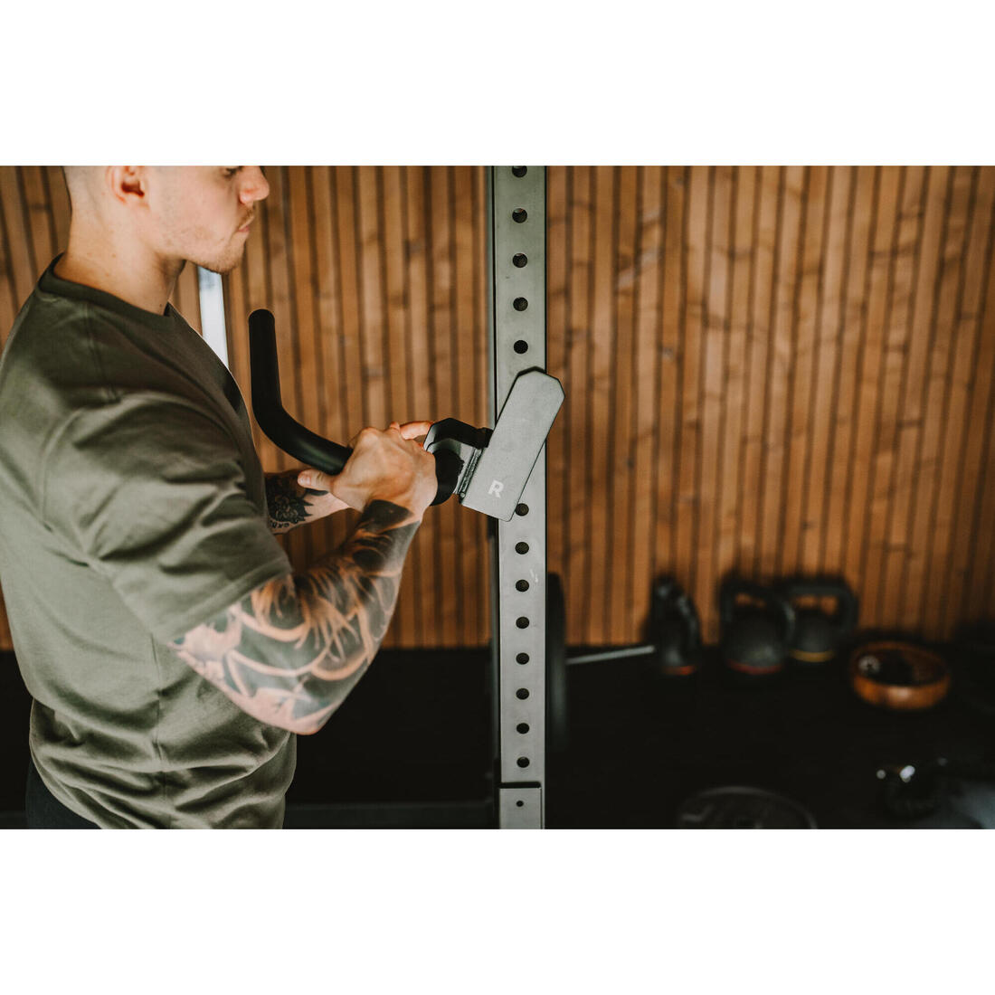 Supports dips pour rack de musculation x2 - Kit dips