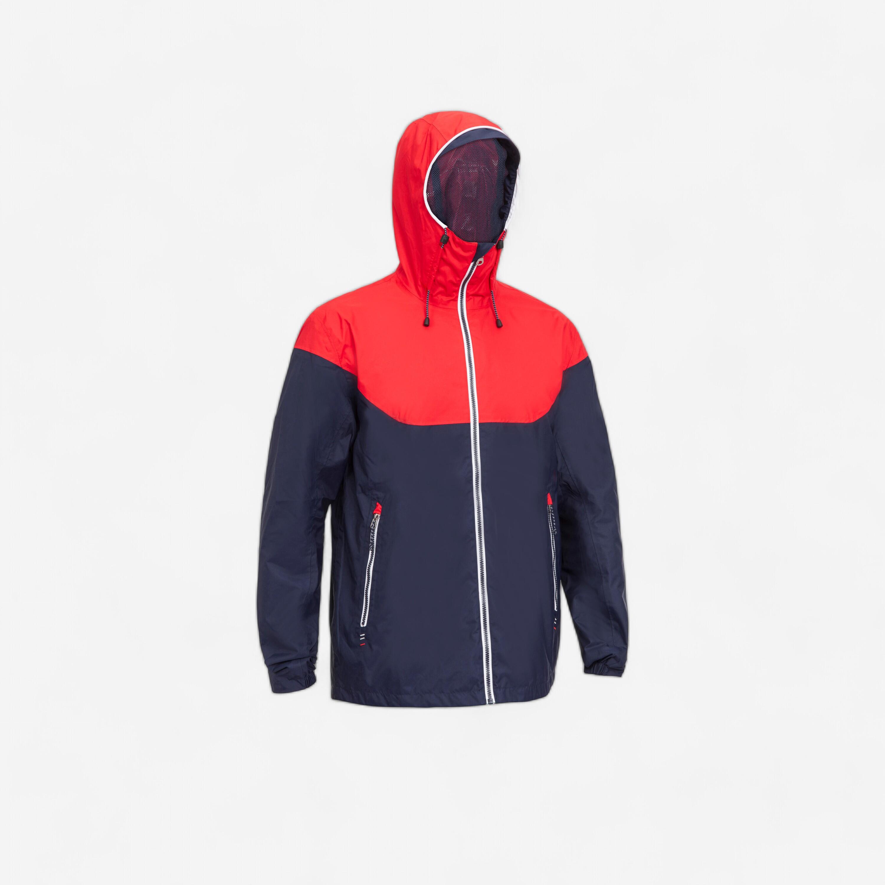 Veste imperméable de voile - veste de pluie coupe vent sailing 100