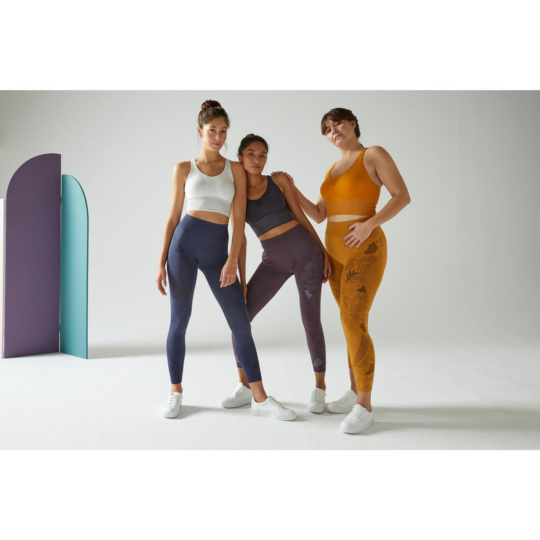 LEGGING 7/8 YOGA DYN SANS COUTURES CHINE
