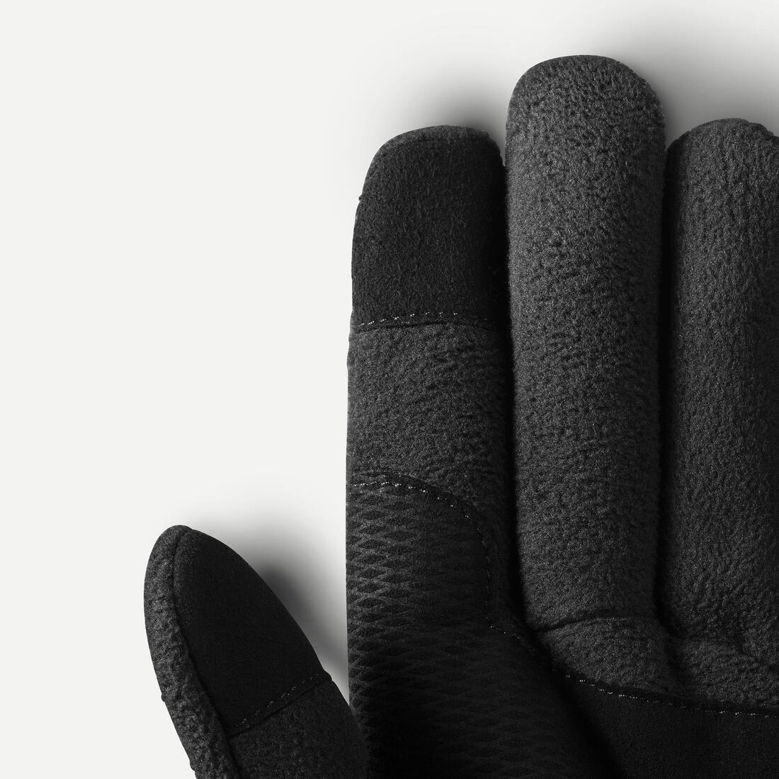 Gants polaire de trekking montagne - MT500 noir - adulte