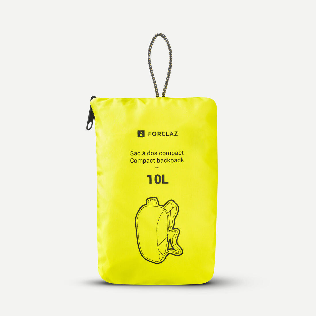 Sac à dos de poche pliable 10L, Travel 100