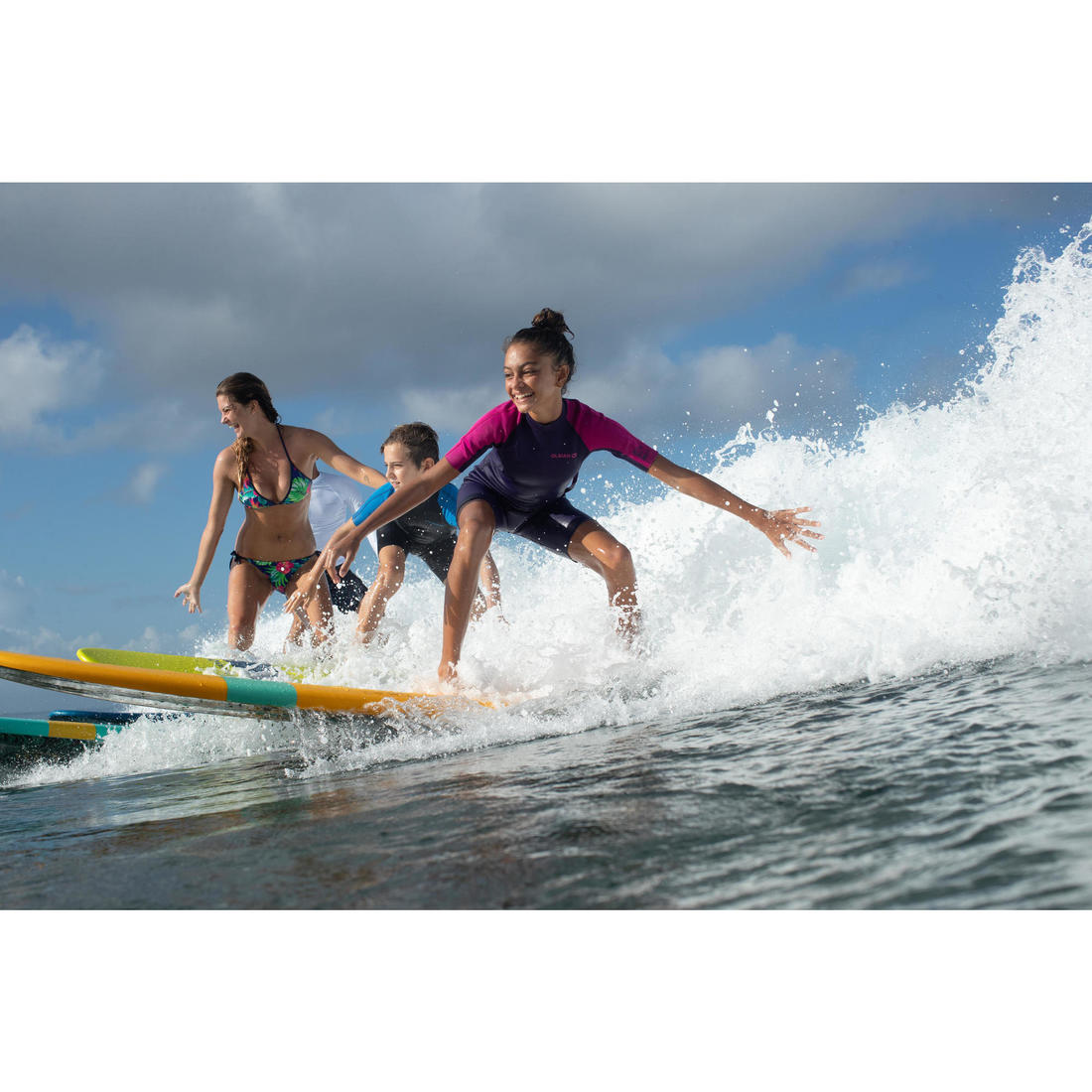 Combinaison Surf Shorty 100 Néoprène 1,5mm enfant