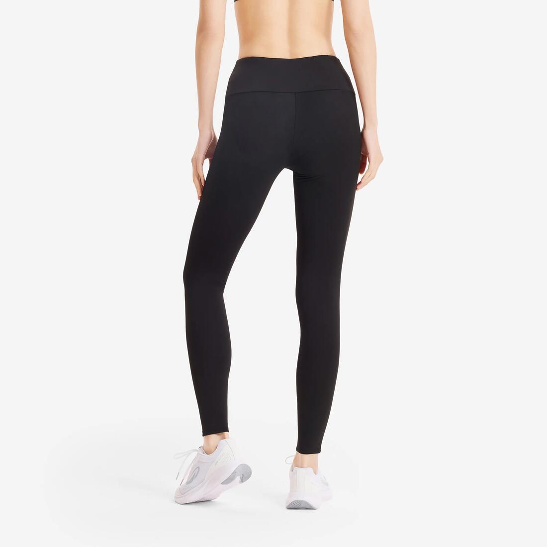 Legging de running chaud femme - KIPRUN Run 100 Warm Noir