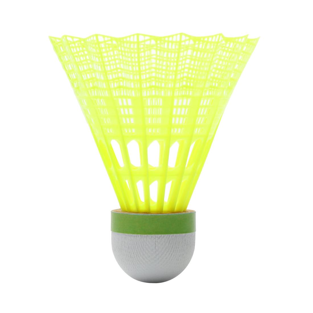Lot De 6 Volants De Badminton En Plastique PSC 500 Medium