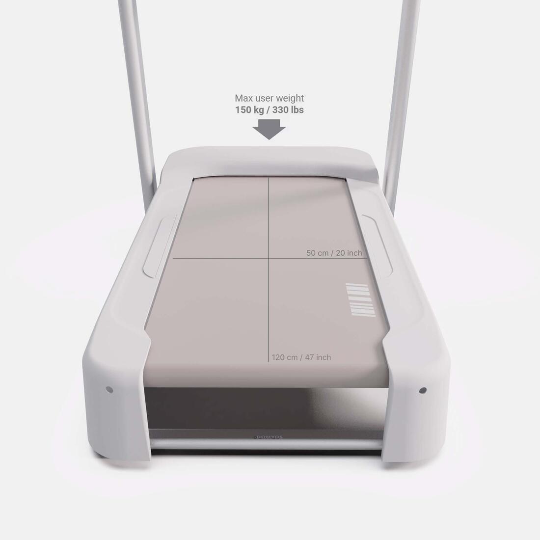 Tapis de marche W900B, 10 km/h, 50x120 cm, connecté et confortable