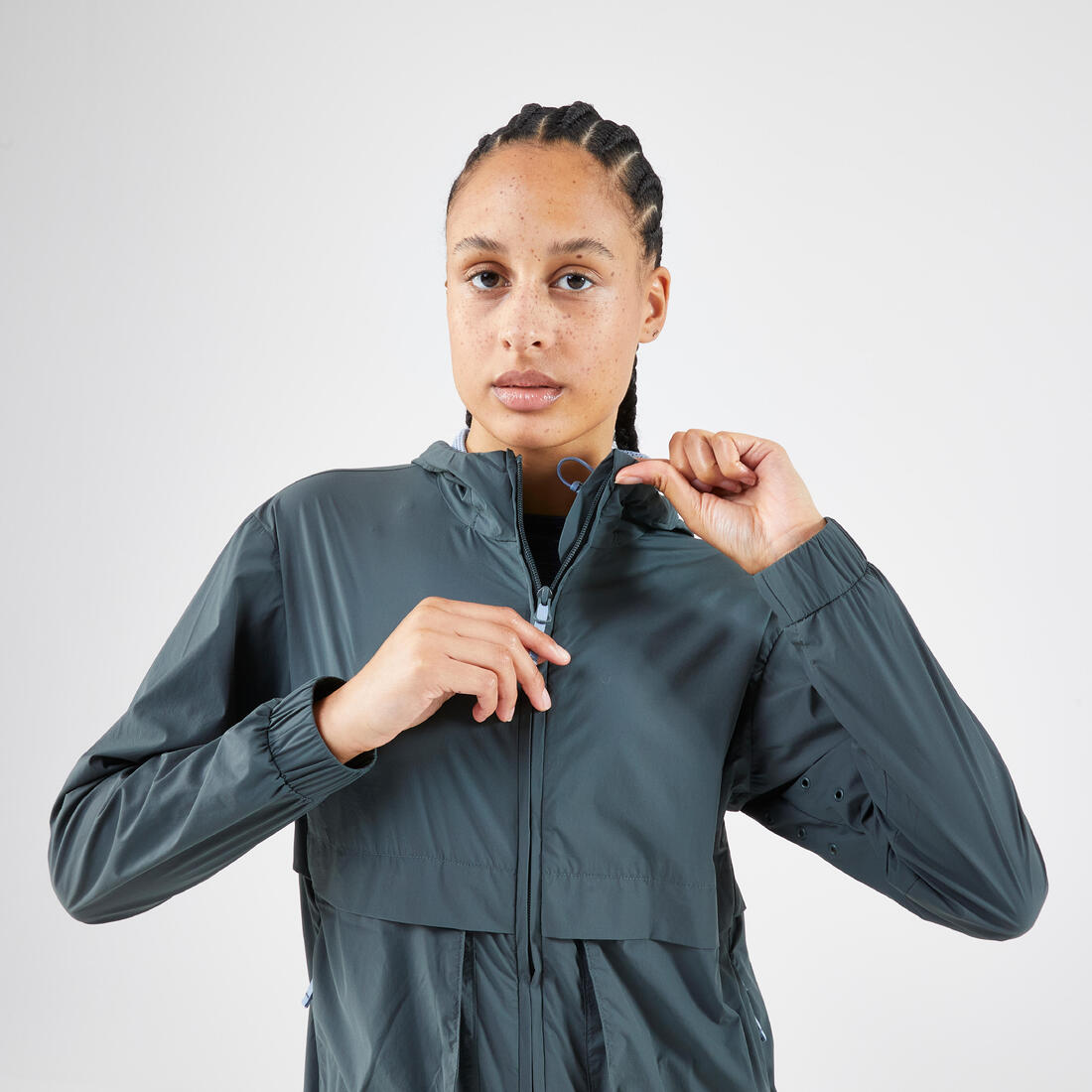 Veste coupe-vent de running Femme - KIPRUN Run 500 Wind