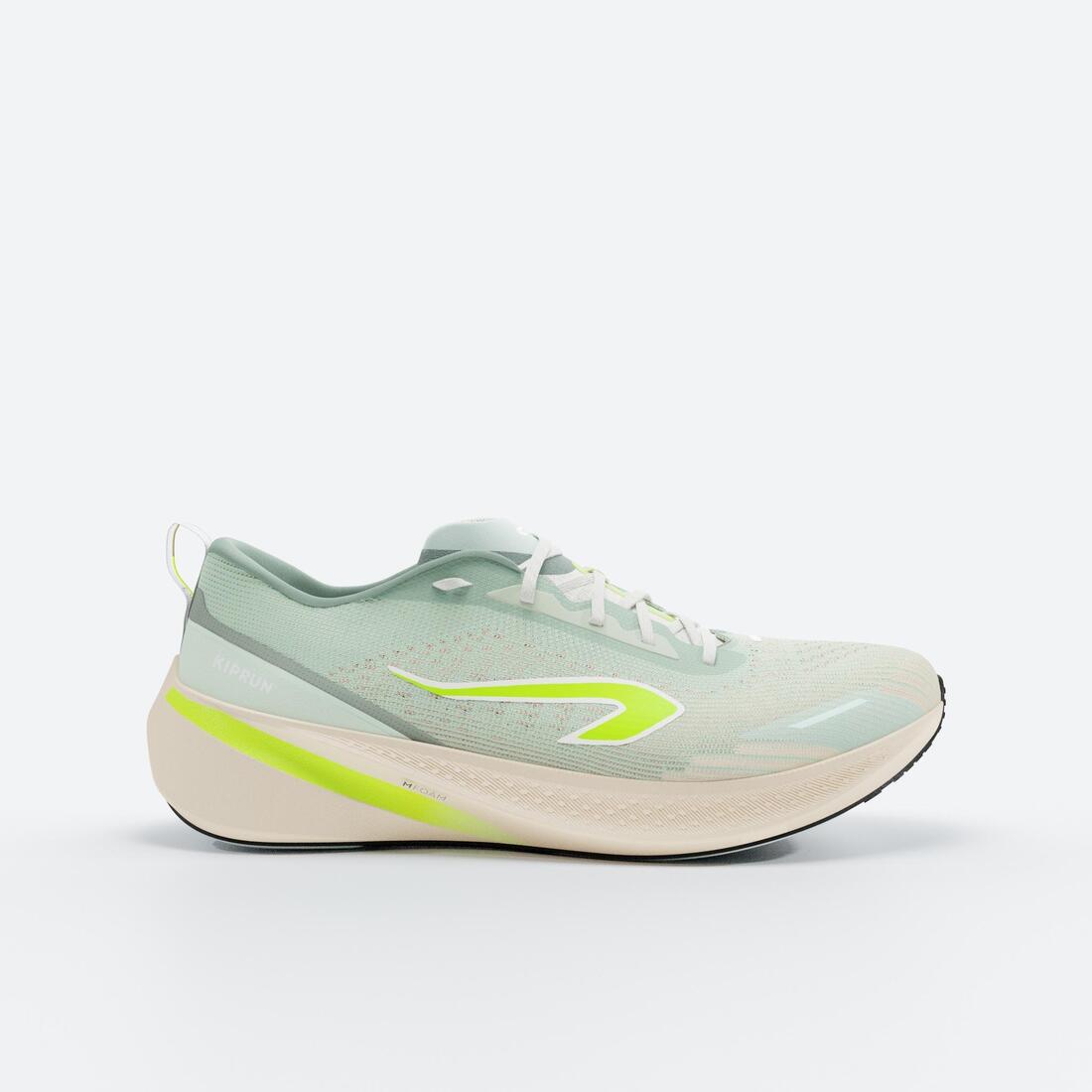 Chaussures de Running Femme, Kiprun Cushion 500 Blanche