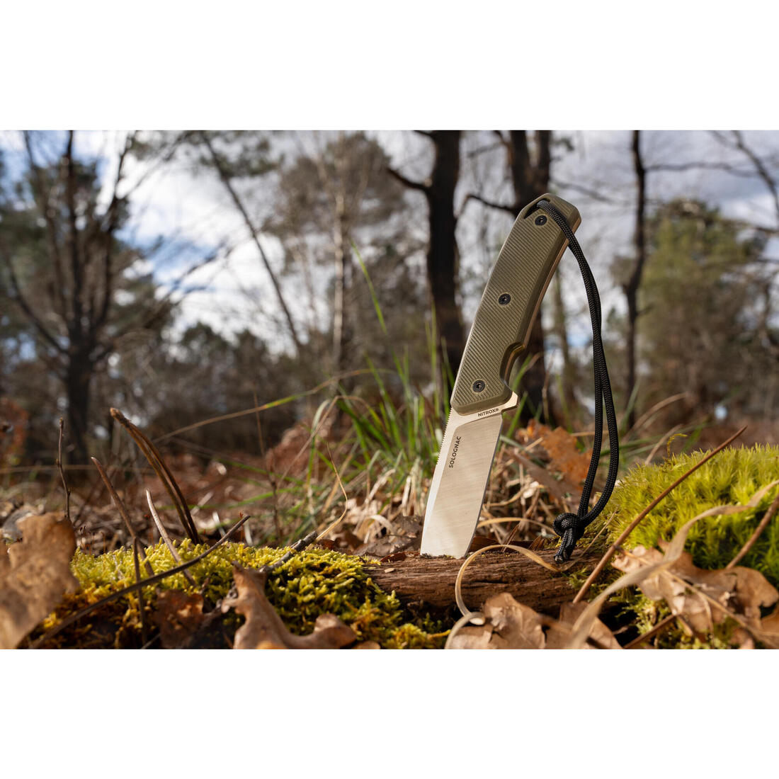 COUTEAU DE CHASSE LAME FIXE 9CM SIKA 90 FR GRIP