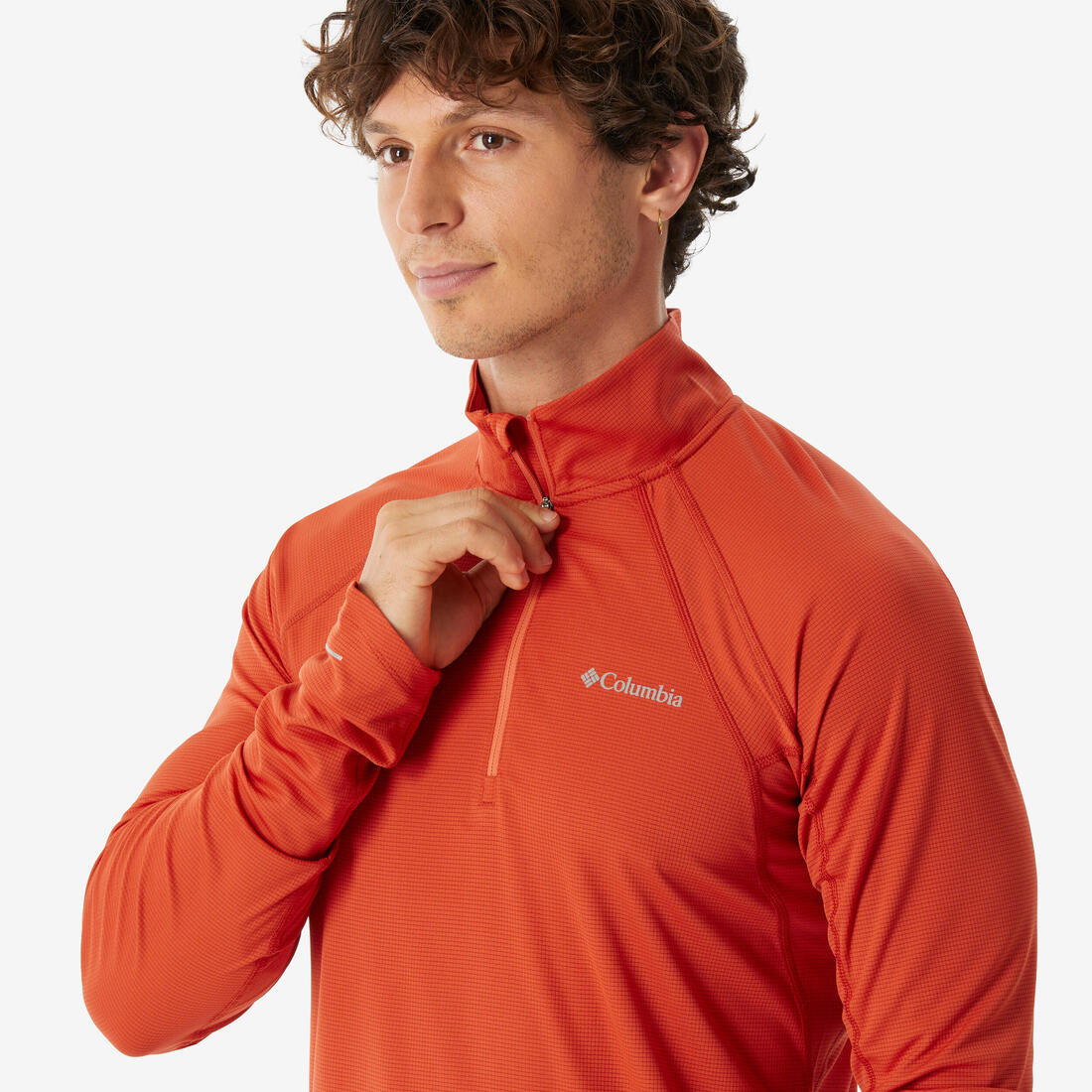 T-shirt manches longues de randonnée - Columbia Stealth Spring LS RED - Homme