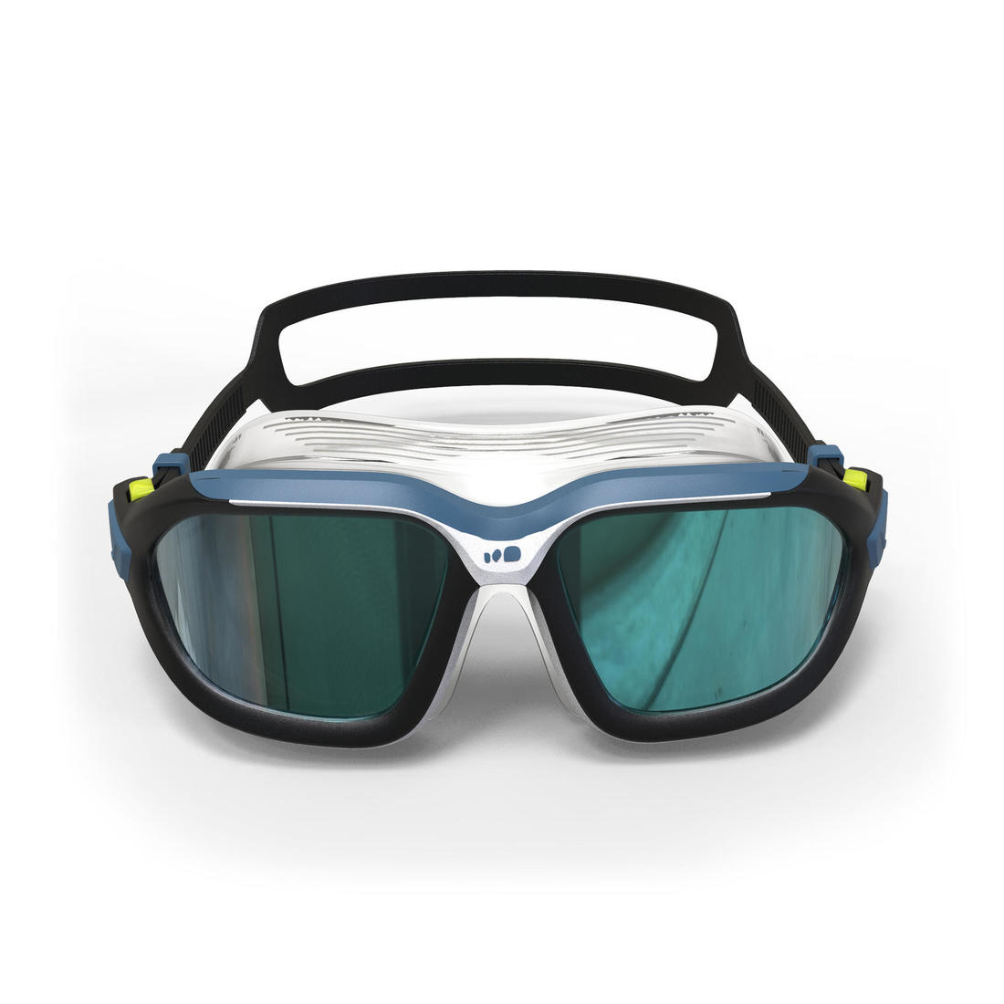 Masque de piscine Active - verres miroirs - grande taille