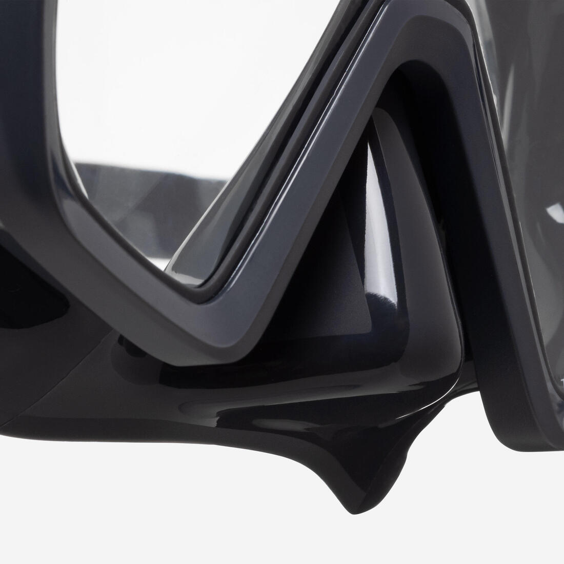 Masque de plongée anti buée, 100 Mono sangle silicone
