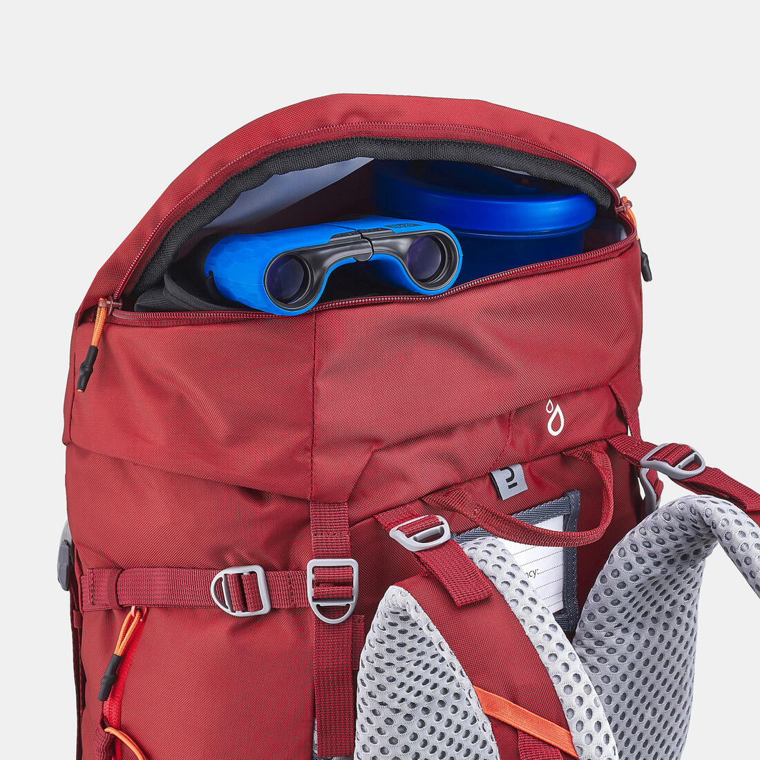 Sac à dos de randonnée 40+10L confortable et ventilé enfant, MH900