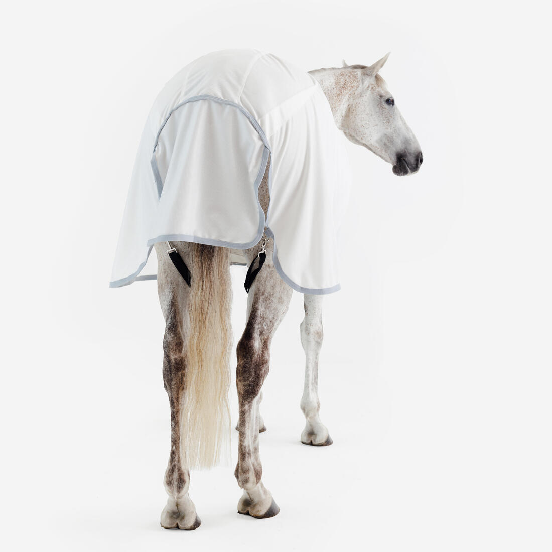 Chemise anti-mouche équitation Cheval et Poney - 500 Beige