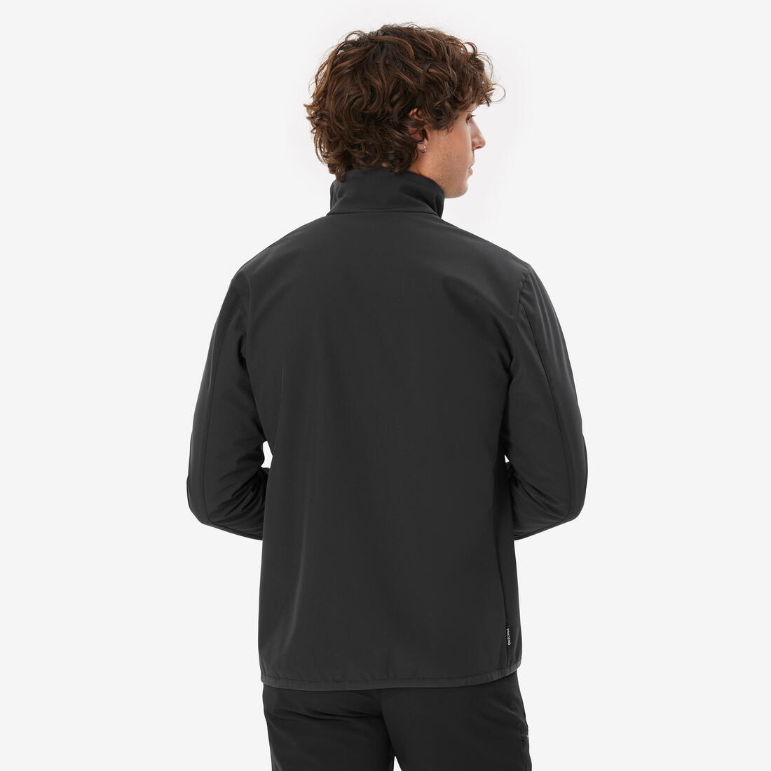 Veste de trek coupe-vent softshell homme MT100 khaki