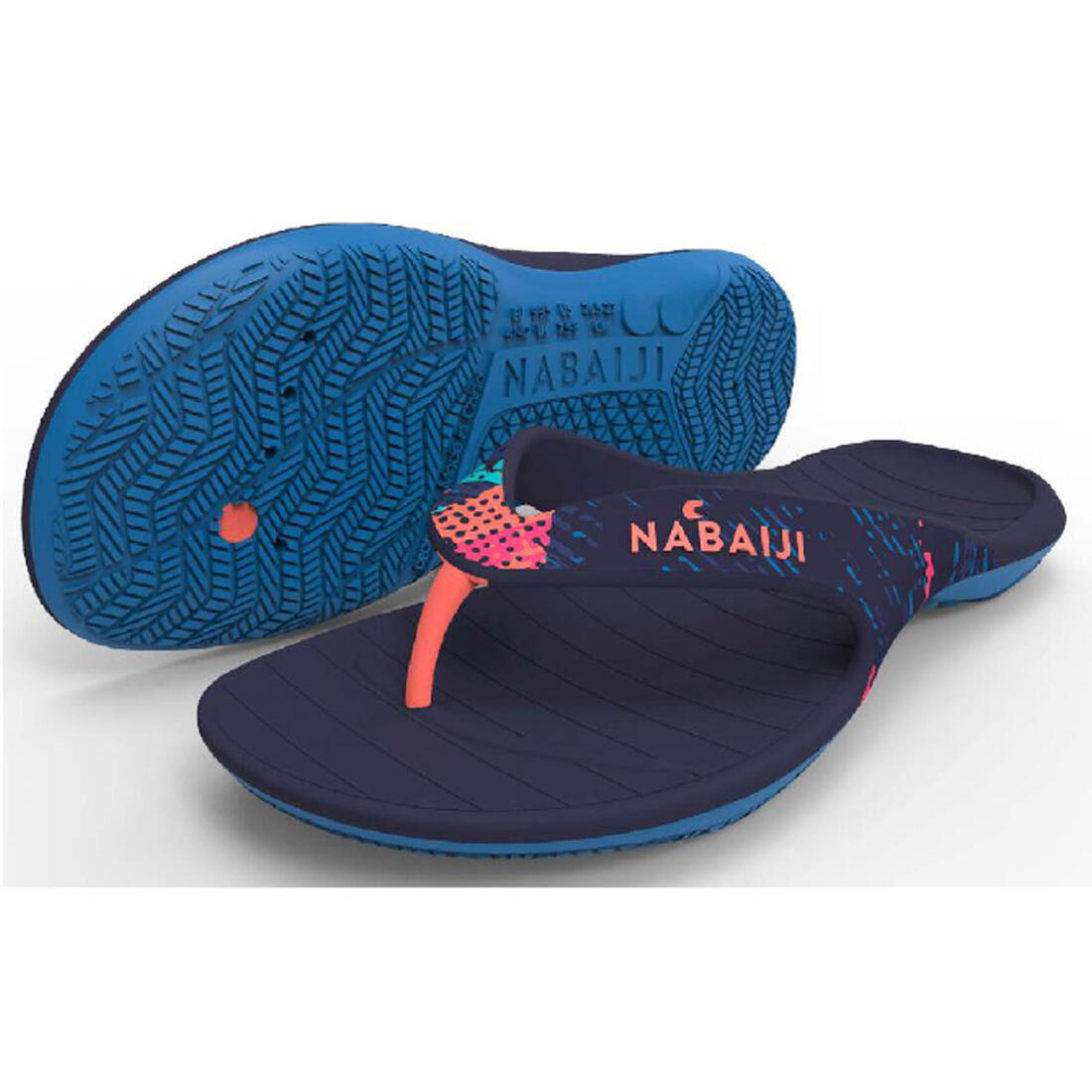 Tongs de Piscine Femme - Tonga 500 - Tra Marine Corail