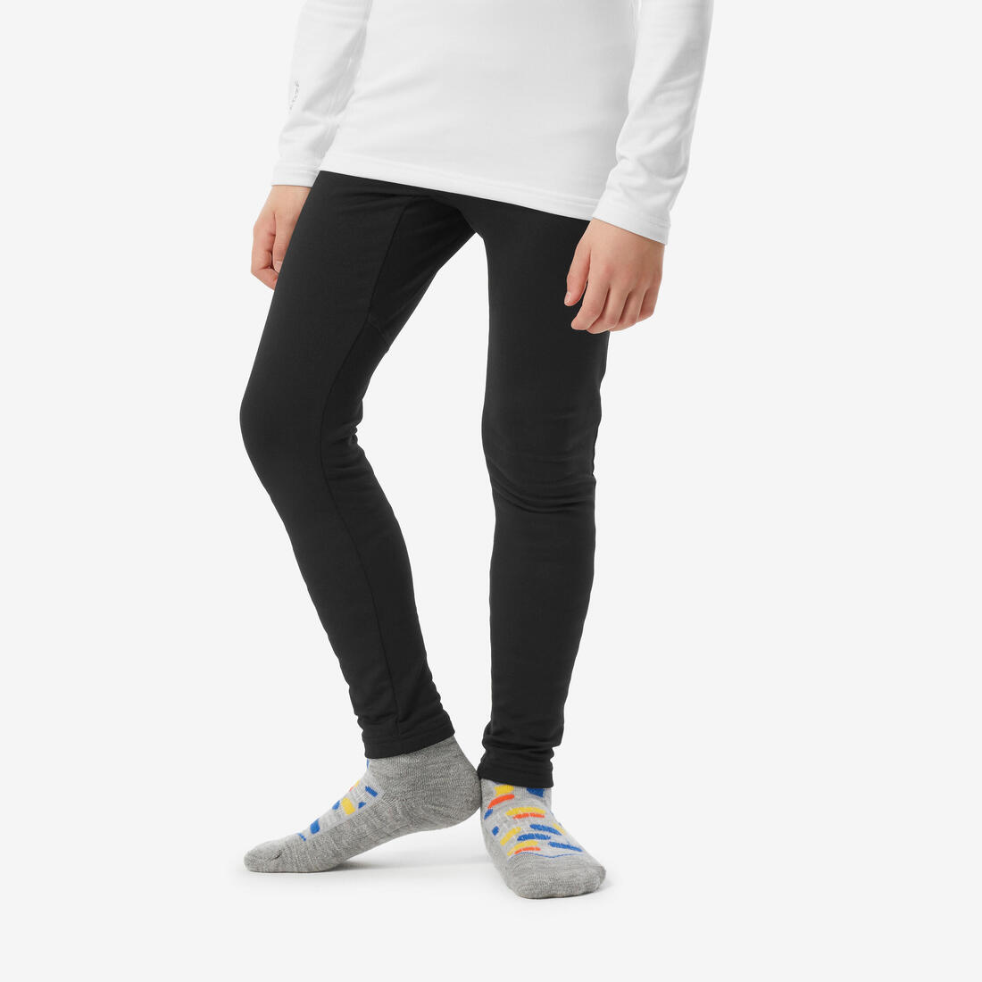 Sous-vêtement pantalon thermique de ski enfant 4-14 ans, BL 500