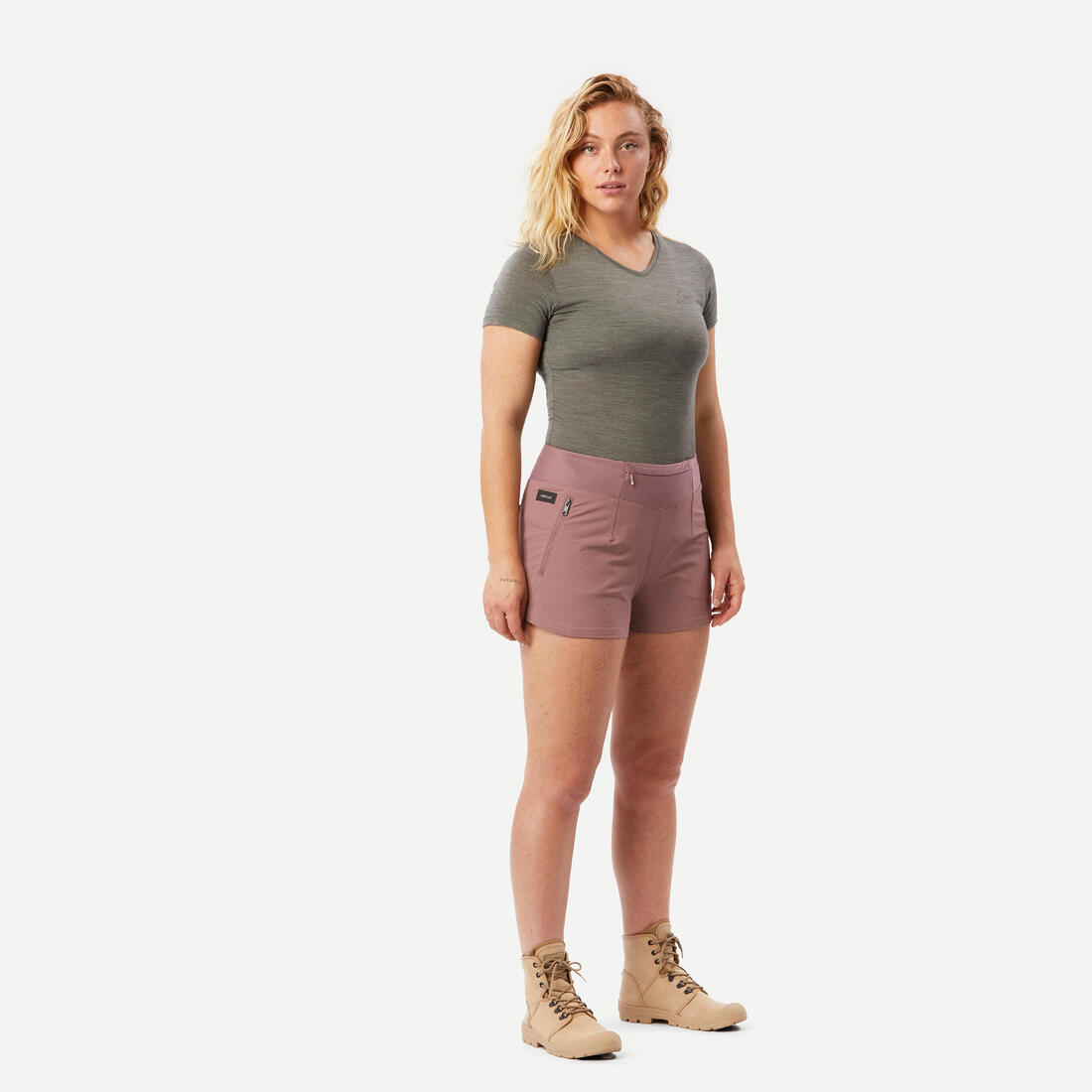 Short court de trekking Femme - TRAVEL 900 bleu