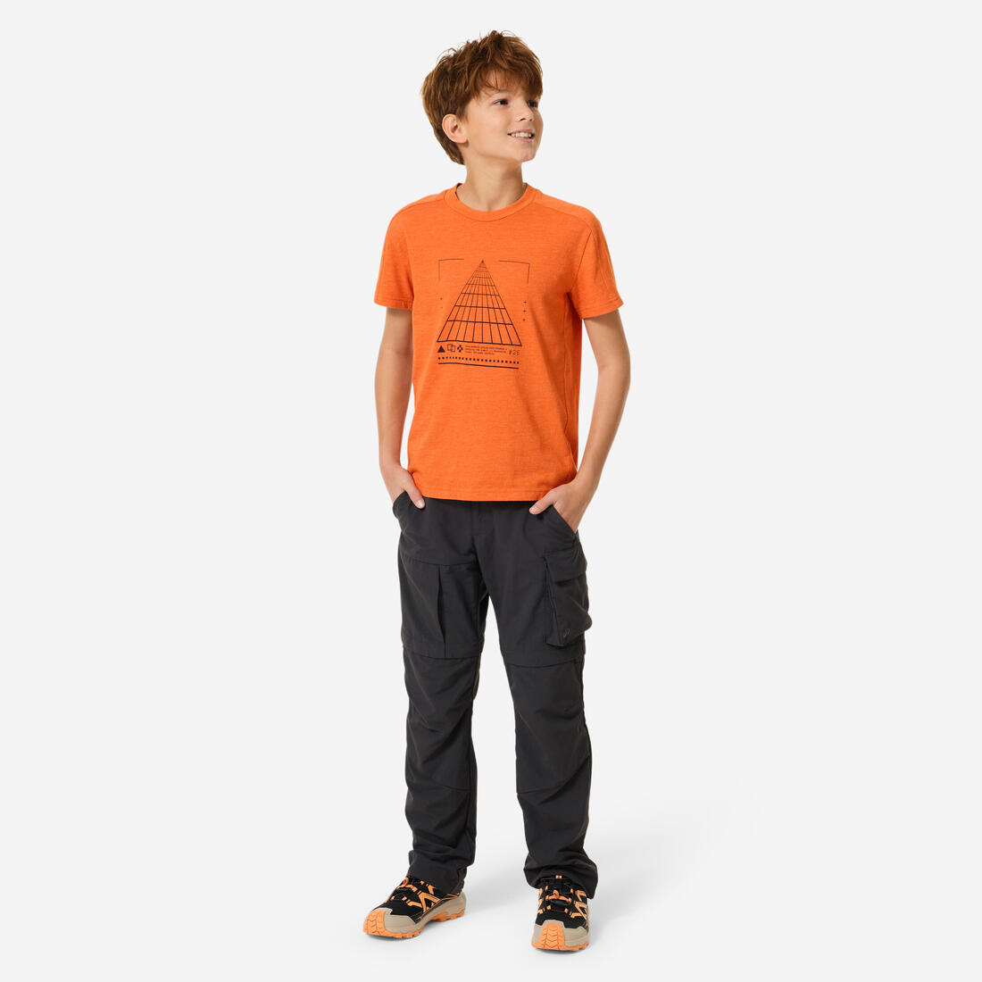 T-shirt de randonnée enfant 7-15 ans, NH100