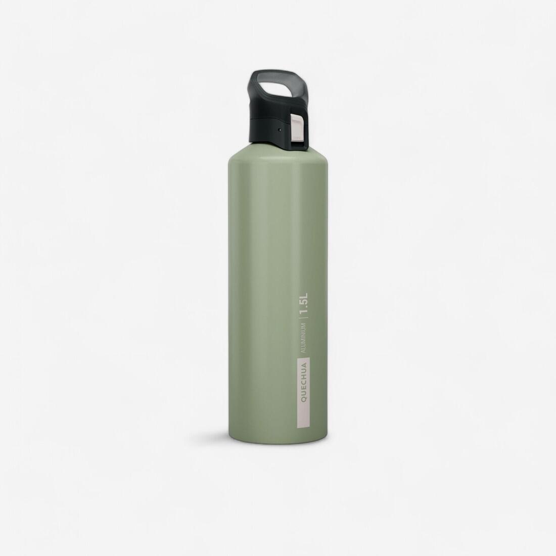 Gourde alu 1,5l avec bouchon à ouverture rapide pour la randonnée