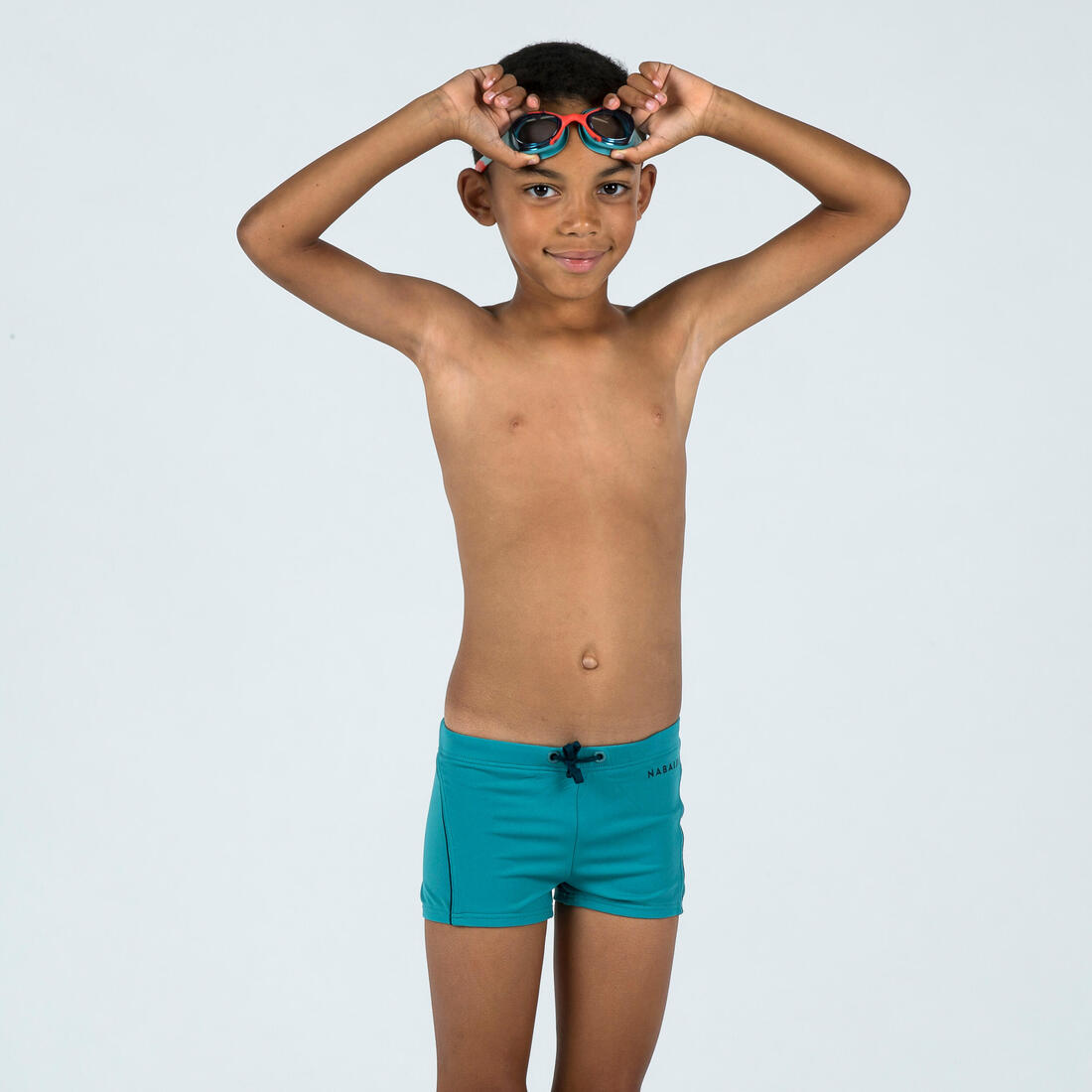 Lunettes de natation Junior - Xbase rose bleu teintées