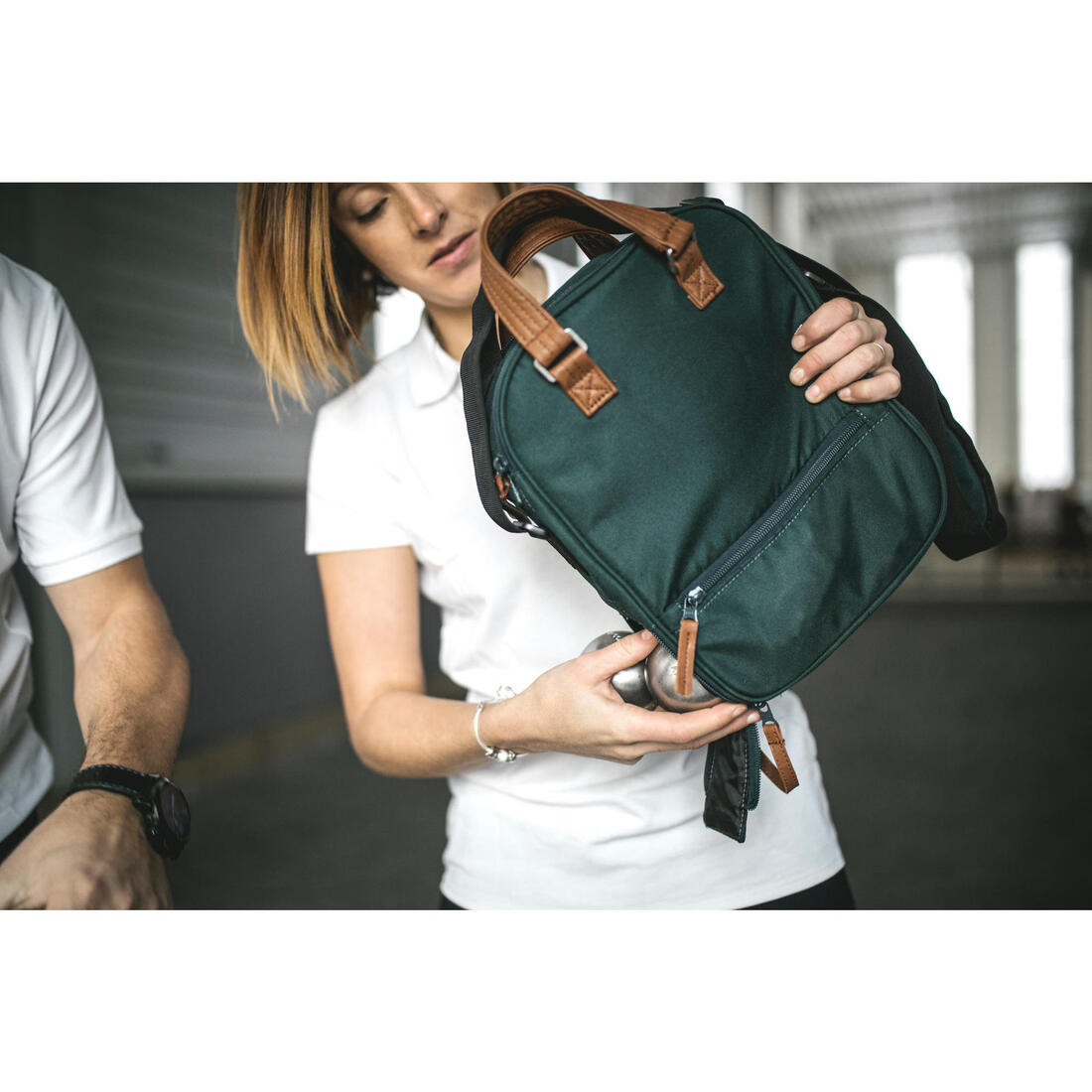 SACOCHE SEMI-RIGIDE XL POUR 3 BOULES DE PÉTANQUE ET ACCESSOIRES