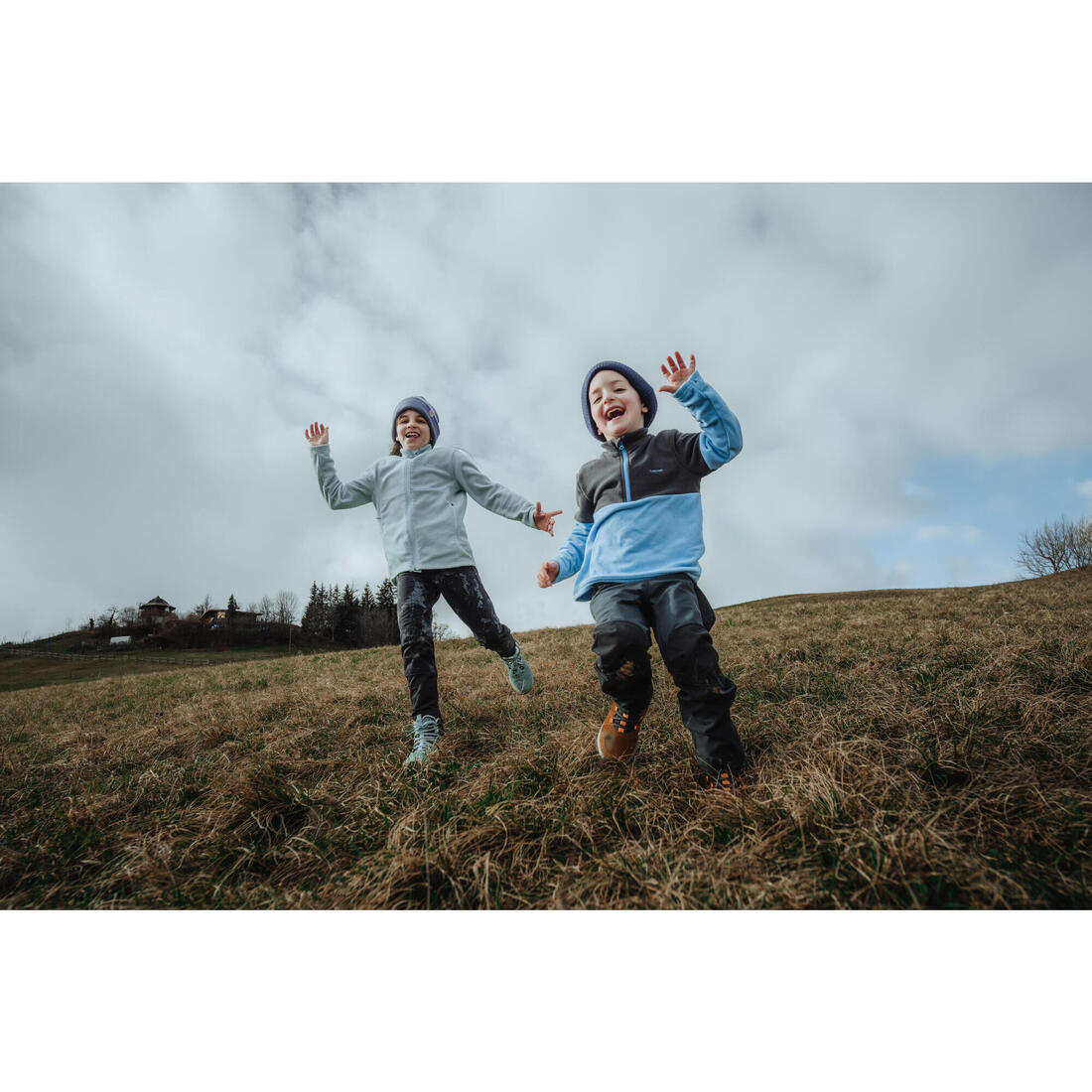 Veste polaire de randonnée enfant 7-15 ans, MH500 zip